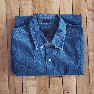 J. Crew Men's 3-Dot Printed Buttondown Shirt